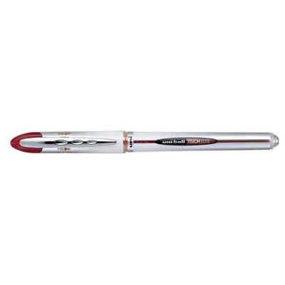 Roller encre liquide Vision Elite UB200 pointe moyenne 0,8mm rouge - Uni-Ball