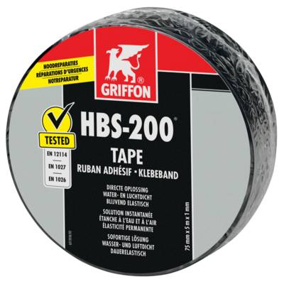 Ruban adhésif d'étanchéité HBS-200 tape 7.5 cm x 5 m - Gedimat - GRIFFON