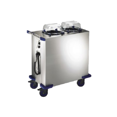 Chauffe-assiettes double bac