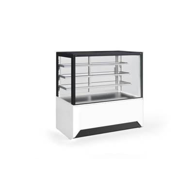 Vitrine réfrigérée froid positif 3 étagères avec portes arrières coulissantes - Vesto