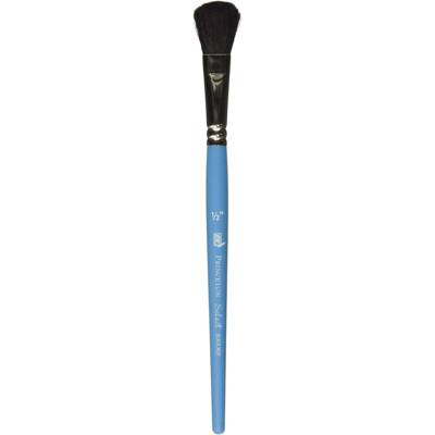 Pinceau SELECT ARTISTE nat manche court noir usée bombée 1 in