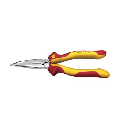 Pince demi-ronde Professional electric avec taillant, forme courbe, env. 40° - WIHA - 27425 - Maxoutil