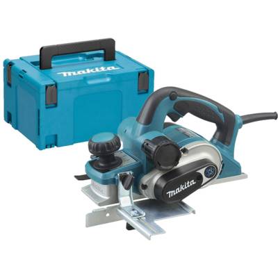 Rabot MAKITA 82 mm et 1050 W Coffret Mak-Pac - KP0810CJ - Maxoutil