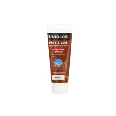 Pâte à bois à l'eau Blanc Tube de 250 grammes - 37600 - SINTO SA