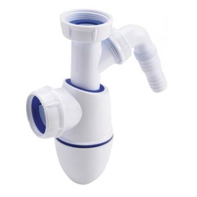 Syphon évier Easyphon BM53 NICOLL avec prise machine à laver Ø 40 - 224360