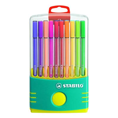 Boîte de 20 stylos feutres Pen 68 ColorParade - STABILO