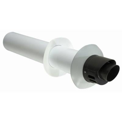 Terminal horizontal Ø80/125 GP Casquette POUJOULAT TH 80/125 GPC - 17080764 - Maxoutil