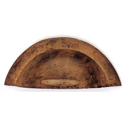 Poignée coquille DUBOIS - 95 x 40 mm - fer rouillé ciré - 498750 - DUBOIS SAS