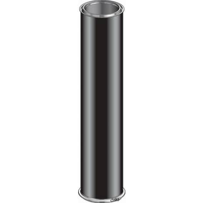 Conduit isolé inox/inox Ø230 L.133 cm ED1330-230i ral noir mat POUJOULAT - 31230006NOIR - Maxoutil