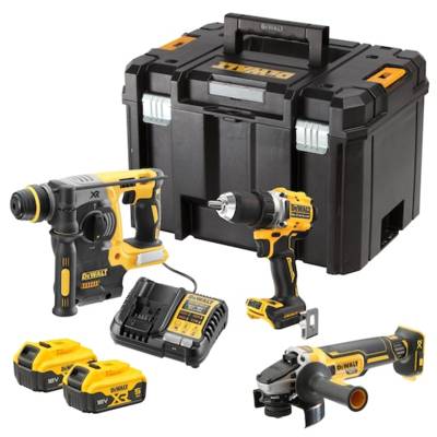 Kit 3 outils XR 18V 5AH Brushless - DEWALT - DCK330P2T-QW