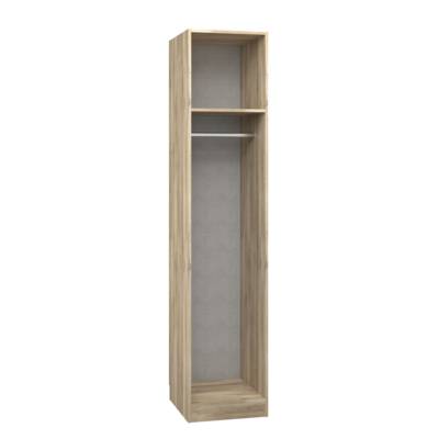Rangement placard modulaire colonne chêne kronberg L.50cm - Gedimat - ALSAPAN