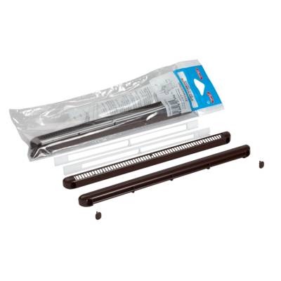 Entree air universelle pose sur fenetre couleur marron - Gedimat
