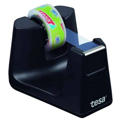 Dérouleur tesafilm® Easy Cut SMART + 1 rouleau eco & clear 10m x 15mm noir