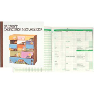 Budget dépense ménagère 27x25cm 56p