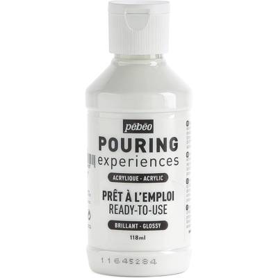 Peinture Acrylique POURING Expérience Prête à l'emploi 118ml BLANC DE TITANE