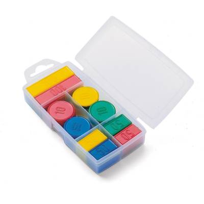 Boîte de 100 Jetons en Plastique pour Jeux de Société