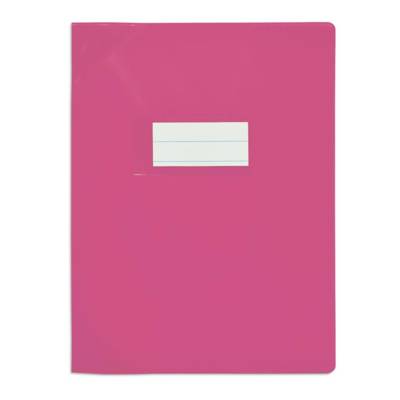 Protège-cahier PVC 150 Strong Line 17x22 cm opaque rose