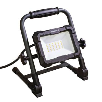 Projecteur LED de chantier filaire et pliable 50W / 4600LM - IP65 - Gedimat - TIBELEC