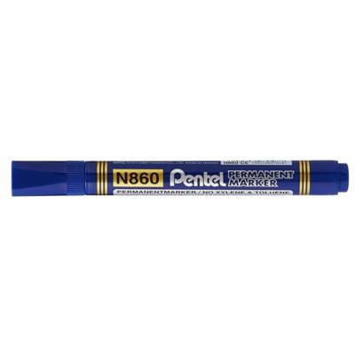 Marqueur Permanent MARKER N860 Pointe Biseautée 2-4mm Bleu - PENTEL