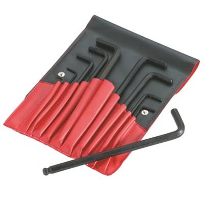 Trousse 12 clés males 6 pans a tête sphérique SAM - 67ATR12 - Maxoutil