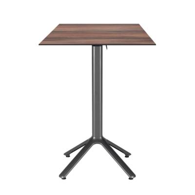 Mange-debout rabattable 60x60cm chene montagne - terrasse - RestooTab