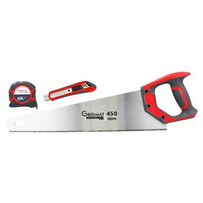 Scie égoïne + cutter + mesure GEDIMAT PERFORMANCE PRO - Gedimat