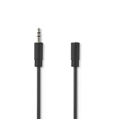 Câble Audio Stéréo 3,5 mm Mâle - 3,5 mm Femelle 3,0 m Noir