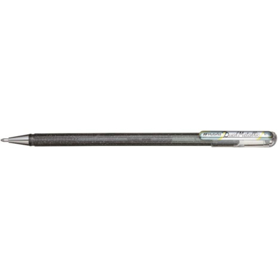 Stylo roller Hybride encre gel "Dual Pen Metallic" Argent