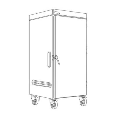 Armoire de liaison chaude 20 niveaux GN2/1 - Vesto