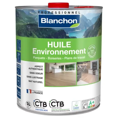 Huile environnement biosourcee 5l chêne - blanchon - 05171025