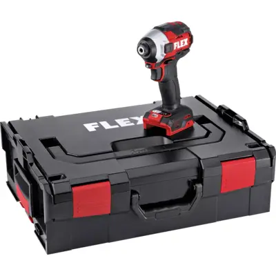 Visseuse à percussion FLEX 18V - Sans batterie, ni chargeur - Avec réserve d'embouts + L-BOXX - 520764