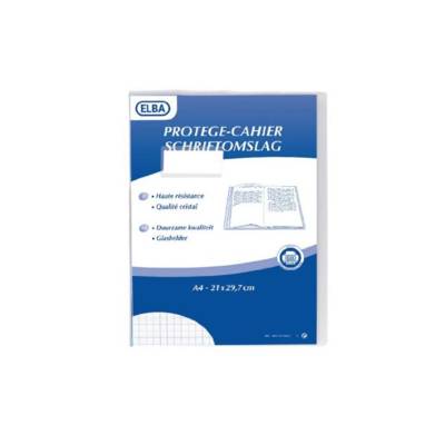 Protège-cahier Luxe PVC 200 Mic A4 Lisse Incolore Transparent
