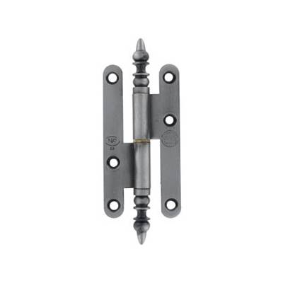 Paumelle rustique BROS - Vases n°1/3 droite - Acier patiné verni - 110 x 55 mm - 1-3-A-RD1155-3 - Maxoutil