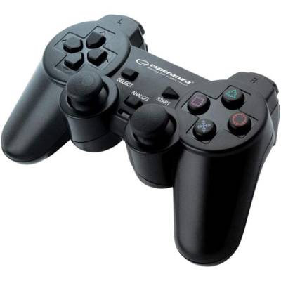 Manette de Jeu CORSAIR Filaire Vibrante PC, PS2, PS3 Noir