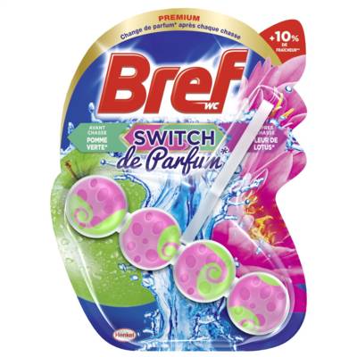 Switch Pomme Lotus – Bloc WC (50g) – Produit Nettoyant Détartrant toilettes