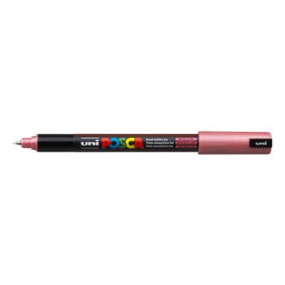 Marqueur pointe calibrée extra-fine pc1mr 0,7mm rouge métal - POSCA