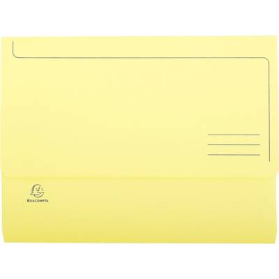 Paquet de 50 chemises à poche SUPER en carte 210g A4, coloris jaune canari