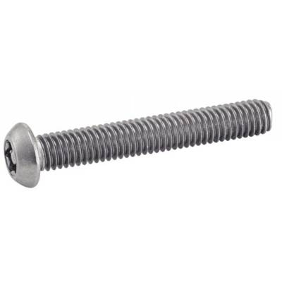 Vis à métaux tête bombée 6 lobes inviolable ACTON inox A2 7380 - 6x50mm - boite de 100 - 628056X50 - Maxoutil