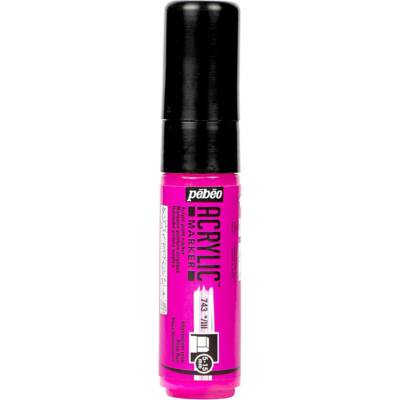 Marqueur Acrylique pointe 5-15mm Rose fluo