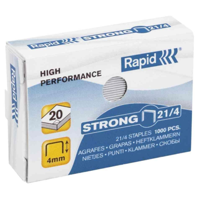 Boîte de 1000 agrafes Strong 21/4 galvanisé