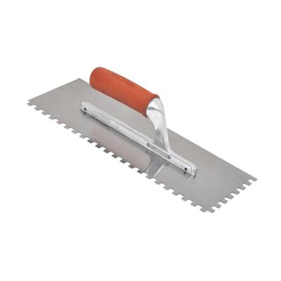 Platoir denté avec poignée caoutchouc - 36 x 13 cm - Denture 8 x 8 - RAIMONDI - 11332 - Maxoutil