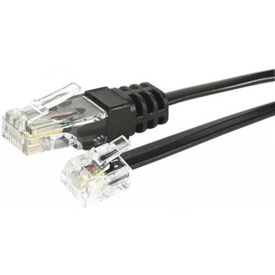 Cordon de raccordement téléphonique RJ11/ RJ45 - 1 m - GÉNÉRIQUE