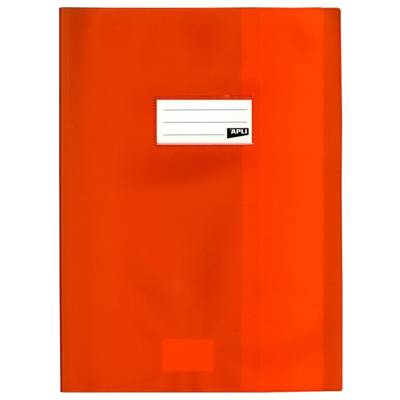 Protège-cahier PVC 19/100ème 24 x 32 cm Opaque Orange - APLI-AGIPA