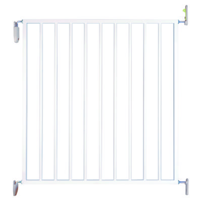 Barrière de protection VOGUE pour enfants métal blanc - h.73 cm l.69 à 75 cm - Gedimat