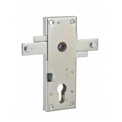 Boitier serrure vertical à cylindre profil carré 8mm 2 points latéraux - Gedimat - THIRARD