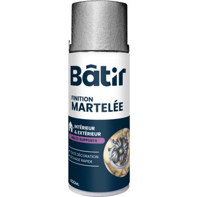 Peinture aérosol martelée gris - Gedimat