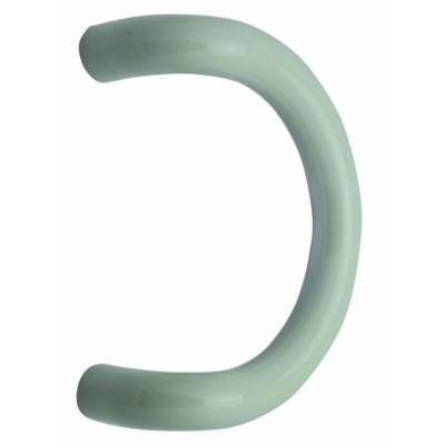 Poignée de porte coudée STG84 NORMBAU entraxe 200 mm percée - Gris 67 - 440310 - Maxoutil