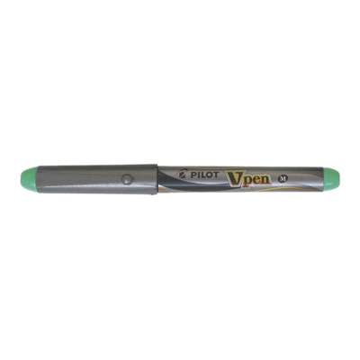Stylo Plume V-Pen SILVER Jetable Plume moyenne Vert - Pilot