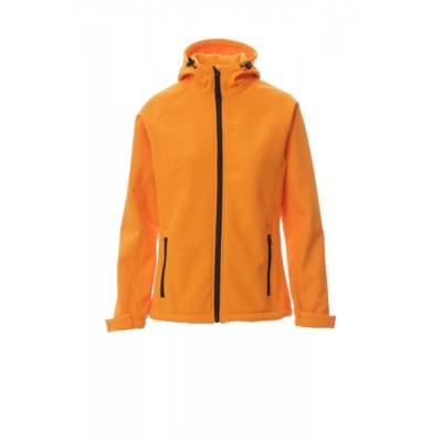 Soft-shell soft shell mechanical stretch 320 gr PAYPER GALE LADY ORANGE - 001045035502000M