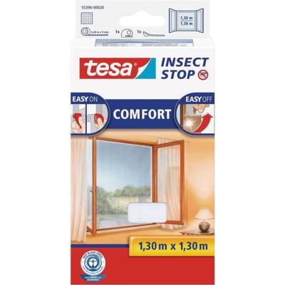 Moustiquaire Insect Stop COMFORT pour Fenêtre 1,30 m x 1,30 m Blanc